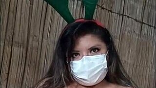 boss's wife dances in lingerie at hotel