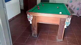 Stripper Dodo Pitbull fucked my ass on the pool table.