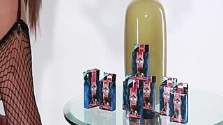 In this scene, the LATINA PORNSTAR uses TOYS to POUND her PUSSY with intense FINGERING.