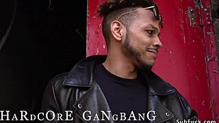 Is this babe ready for a stocking-clad dp orgy?