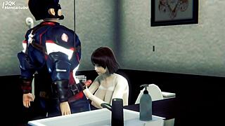 Watch this hentai babe ride in cowgirl with big ass?