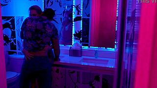 Bathroom hookup at a party 😏