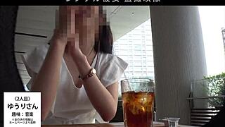 Japanese Amateur Receives Facial After Intense Blowjob