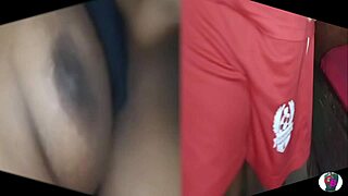 Cyndy Blackslave performs striptease, ripping clothes for follower