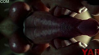 Artistic blowjob close-up with big cock sucking