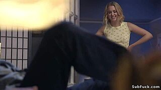 Groom Takes His Bound Fiance Roughly