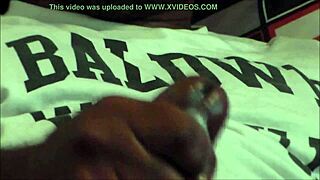 Man, that fat black cock cumming in slow motion is wild!