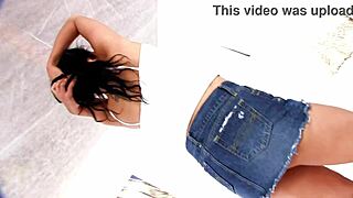 Staci Armani deepthroats huge cock POV and swallows cum