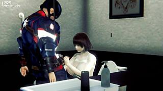 Watch this hentai babe ride in cowgirl with big ass?