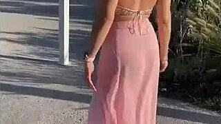 naughty story from sexchallenge 2020 involves outdoor game with buttplug and flashing panties