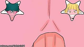 Deku Masturbates Then Fucks Himiko Toga. Uncensored Hentai Anime Scene