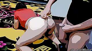 i taught my innocent stepsister about sex and took her virginity in this cartoon part 1