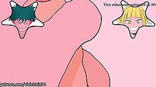 Deku Masturbates Then Fucks Himiko Toga. Uncensored Hentai Anime Scene