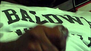 Man, that fat black cock cumming in slow motion is wild!