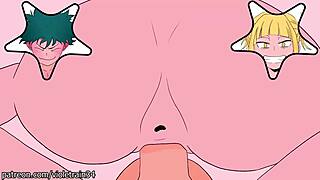 Deku Masturbates Then Fucks Himiko Toga. Uncensored Hentai Anime Scene