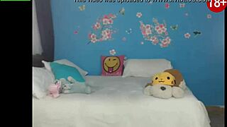 Horny teen shows off on front webcam