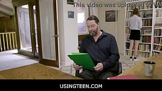 At the law firm, Latina teen Cierra Bell gets used freely. Violet Starr joins the wild interview.