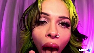 Latin wife Karen is taking a deep pounding with a creamy finish