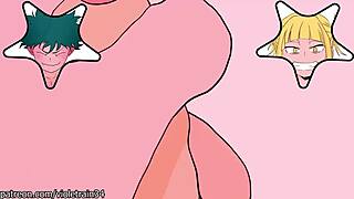 Deku Masturbates Then Fucks Himiko Toga. Uncensored Hentai Anime Scene