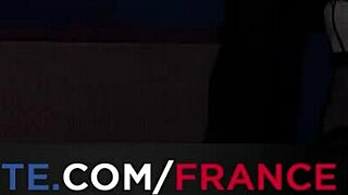 swinger threesome with busty redhead babe