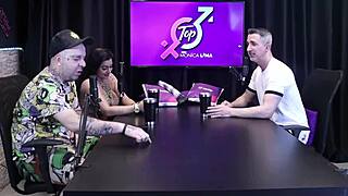 i watch gustavo asbach in that sheer red no-top cast, it's so sexy