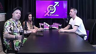 i watch gustavo asbach in that sheer red no-top cast, it's so sexy