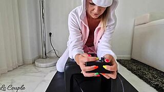 Specific Unicorn Milf Rides Sybian Sex Machine to Near Blackout with Loud Moaning