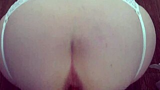 Chubby mature stepmom shakes juicy butt in doggy POV
