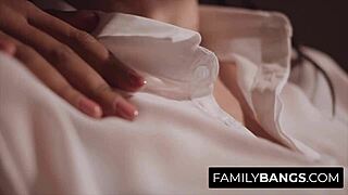 omg, detective milf indulges in sinful fantasies with ebony step niece jenna fox and angela white 😈