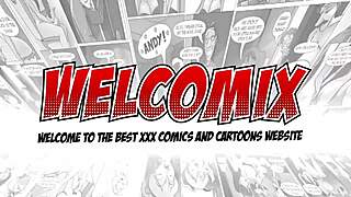 A comic book inspired erotic encounter where a nerdy man fulfils his fantasy with a voluptuous older woman