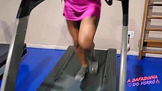 gym instructor helps with training and gets excited - fabio lavatti