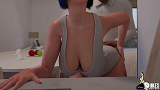 Sexy PAWG Takes DILF Dick In Interracial Anime Fucking