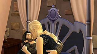 Daenerys Targaryen boldly fucks Jon Snow in 3D hentai parody