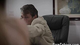 teen stepdaughter receives a filling