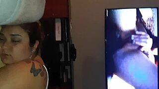 Husband leaves facial cumshot on sleeping wife's face