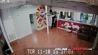 Creepy Guy Ties Up And Bangs Naughty Cleaning Chick Rough!