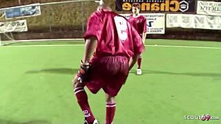 this female referee milf cameron gets seduced into anal and dp threesome with big cocks