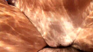 Exuberant MILF gets penetrated under water in cowgirl and bent over