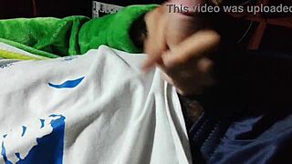 Young Man's Big Cock Cums In Spurts