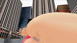 Mmd damsel and futanari sing and dance