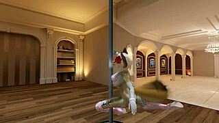 in the dance of lust, the furry yiff teases with cowgirl riding.