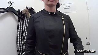 Czech Nympho Teased in Shop, Nailed in POV