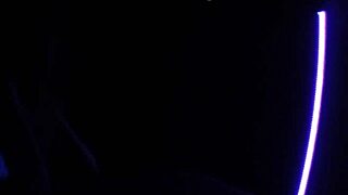 Carrie B Explores Blacklight Sex in Unique Scene