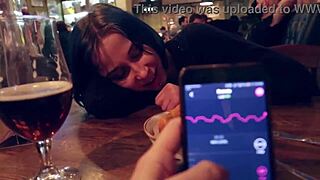 I Controlled My Stepsister's Vibrator in a Crowded Bar to Make Her Climax