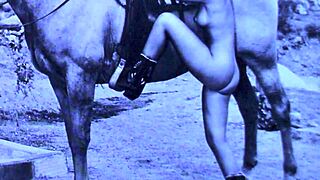 Vintage babes chilling with their cute pets.