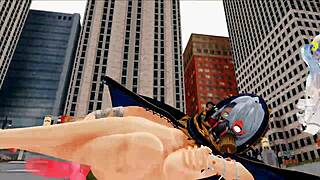 Mmd damsel and futanari sing and dance