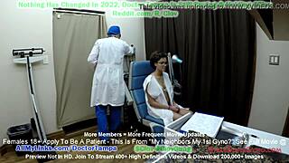 Clov Rebel Wyatt's First Gyno Exam by Doctor Tampa Caught on Hidden Cameras