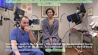 Clov Rebel Wyatt's First Gyno Exam by Doctor Tampa Caught on Hidden Cameras