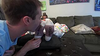 licking my hot neighbour's perfect pink soles?