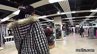 Czech Nympho Teased in Shop, Nailed in POV